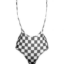 All Pole Wear Hamade Activewear High Waisted Sling Bottoms - Checkered 10 All Pole Wear Hamade Activewear High Waisted Sling Bottoms - Checkered