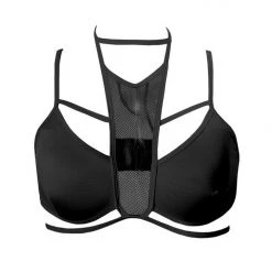Hamade Activewear Strappy Halter Neck Top - Black 16 Hamade Activewear Strappy Halter Neck Top - Black