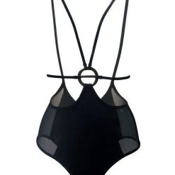 Hamade Activewear Strappy O-Ring Sling Bottoms - Black 11 Hamade Activewear Strappy O-Ring Sling Bottoms - Black