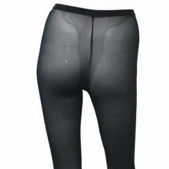 All Pole Wear Hamade Activewear Mesh High Waisted Cycling Shorts Chaps - Black