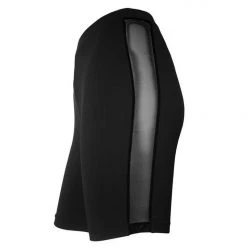 Hamade Activewear Mesh Side Cycling Shorts - Black