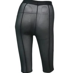 Hamade Activewear Mesh High Waisted Cycling Shorts - Black