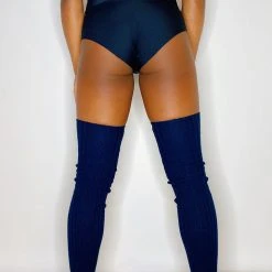 Pole Junkie Thigh High Legwarmers - Navy