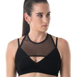 All Pole Wear Poledancerka Re-Connect Top - Black