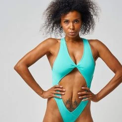 Shark Polewear Benita Bodysuit - Aqua 12 Shark Polewear Benita Bodysuit - Aqua