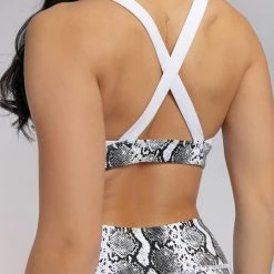 Creatures Of XIX Boa Triangle Top - White