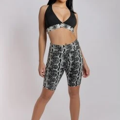 Creatures Of XIX Gecko Grip Biker Shorts - Black Mamba All Pole Wear