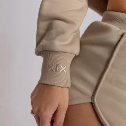 Creatures Of XIX Oversized Cropped Jumper - Fawn