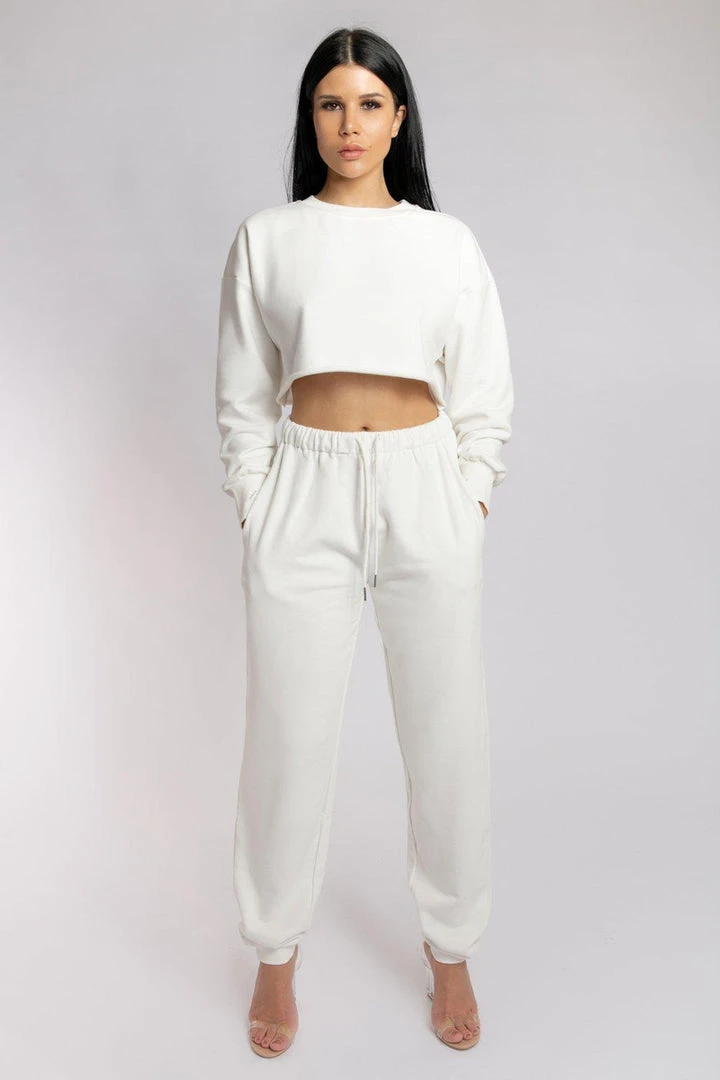 Creatures Of XIX Oversized Cropped Jumper - Ecru 8 Creatures Of XIX Oversized Cropped Jumper - Ecru