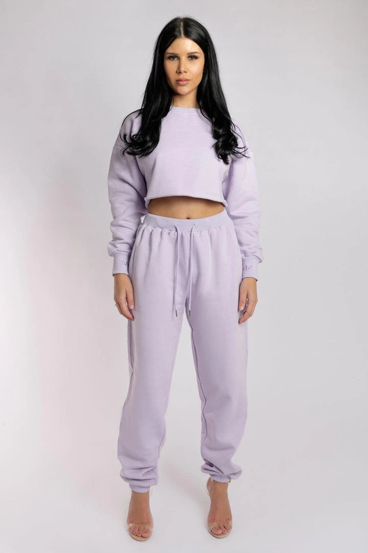 Creatures Of XIX Oversized Jogger Bottoms - Lilac Loungewear Bottoms 3 Creatures Of XIX Oversized Jogger Bottoms - Lilac Loungewear Bottoms