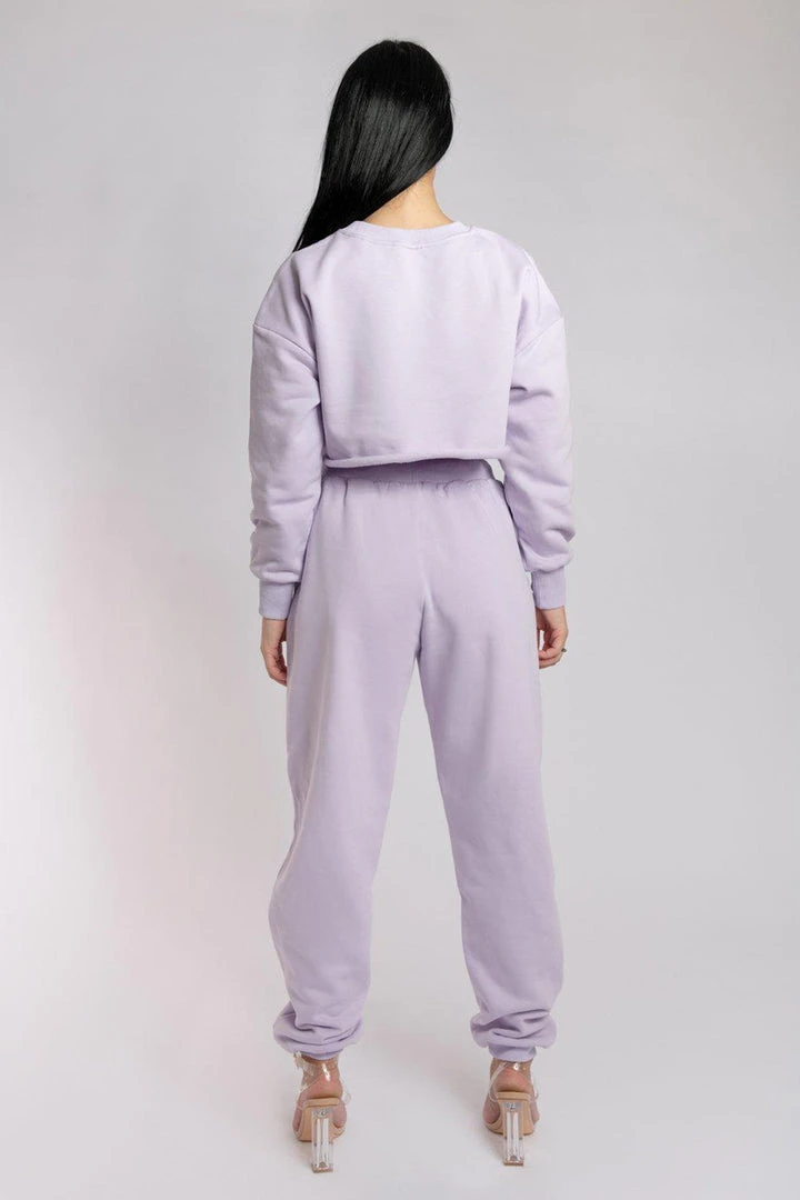 Creatures Of XIX Oversized Jogger Bottoms - Lilac Loungewear Bottoms 2 Creatures Of XIX Oversized Jogger Bottoms - Lilac Loungewear Bottoms