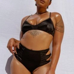 Creatures Of XIX Aphrodite High Waist Bottoms - Black Back In Stock