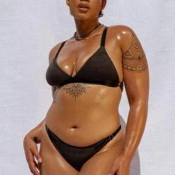 All Pole Wear Creatures Of XIX Aphrodite Brazilian Bottoms - Black