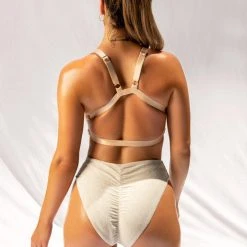 All Pole Wear Creatures Of XIX Cora Triangle Top - Champagne