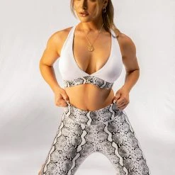 Creatures Of XIX Boa Triangle Top - White