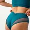 Lunalae Midnight Low Waisted Bottoms - Recycled Teal All Pole Wear
