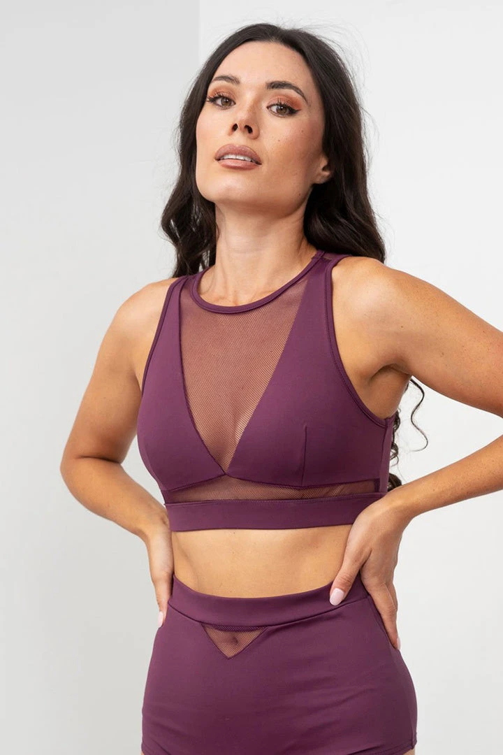 All Pole Wear Lunalae Addison Top - Recycled Mulberry 3 All Pole Wear Lunalae Addison Top - Recycled Mulberry