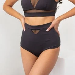 Lunalae Addison High Waisted Bottoms - Recycled Black