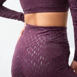 Lunalae Sticky Grip Leggings - Recycled Mulberry 11 Lunalae Sticky Grip Leggings - Recycled Mulberry