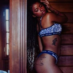 All Pole Wear Rolling Alpha Cheeky Shorts - Viola