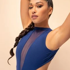 Lunalae Margot Bodysuit - Recycled Navy All Pole Wear