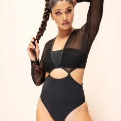 Lunalae Diana Bodysuit - Recycled Black All Pole Wear