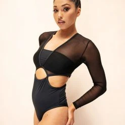 Lunalae Diana Bodysuit - Recycled Black All Pole Wear