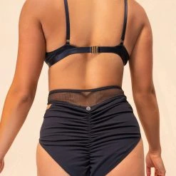 All Pole Wear Lunalae Daisy High Waisted Bottoms - Recycled Black