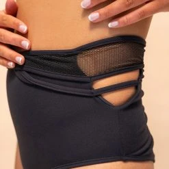 All Pole Wear Lunalae Daisy High Waisted Bottoms - Recycled Black