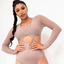 Lunalae Diana Bodysuit - Recycled Mocha