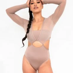 Lunalae Diana Bodysuit - Recycled Mocha