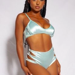 Creatures Of XIX Aphrodite Bralette - Baby Blue Satin All Pole Wear 14 Creatures Of XIX Aphrodite Bralette - Baby Blue Satin All Pole Wear