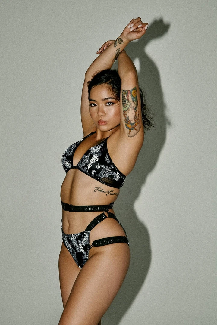 Creatures Of XIX Buckle Up Triangle Top - Dragon Tops 6 Creatures Of XIX Buckle Up Triangle Top - Dragon Tops