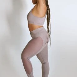 Creatures Of XIX Mesh Leggings - Lilac Snake