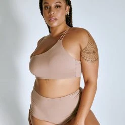 Creatures Of XIX LuxLounge Booty Shorts - Taupe