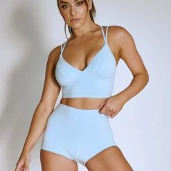 Creatures Of XIX LuxLounge Triangle Top - Baby Blue All Pole Wear 7 Creatures Of XIX LuxLounge Triangle Top - Baby Blue All Pole Wear