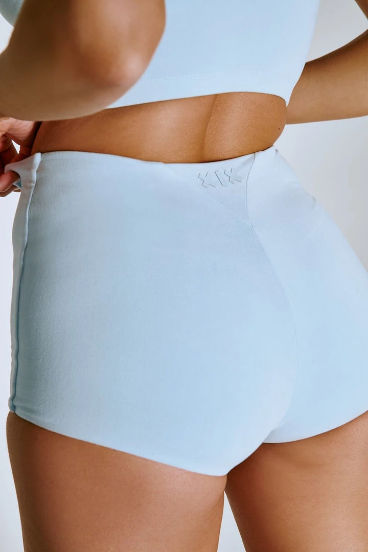 Creatures Of XIX LuxLounge Booty Shorts - Baby Blue All Pole Wear 4 Creatures Of XIX LuxLounge Booty Shorts - Baby Blue All Pole Wear
