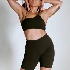 Creatures Of XIX LuxLounge One Shoulder Illusion Top - Black All Pole Wear 10 Creatures Of XIX LuxLounge One Shoulder Illusion Top - Black All Pole Wear