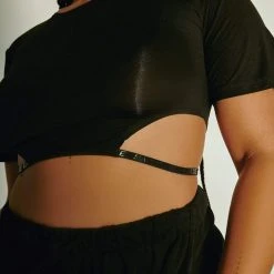 Plus Size Pole Wear Creatures Of XIX Baddies T-Shirt - Black