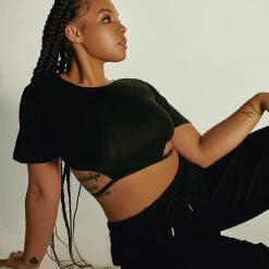 Plus Size Pole Wear Creatures Of XIX Baddies T-Shirt - Black