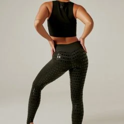 Back In Stock Creatures Of XIX Gecko Grip Leggings - Black