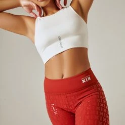 All Pole Wear Creatures Of XIX Gecko Grip Leggings - Red Rust