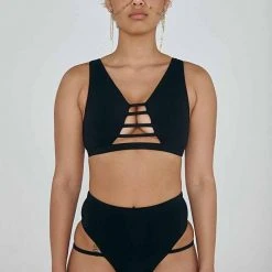 Creatures Of XIX LA Bottoms - Ribbed Black All Pole Wear