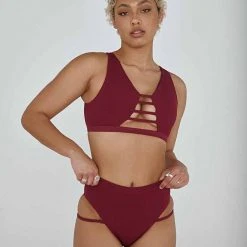 Creatures Of XIX LA Bottoms - Ribbed Plum 7 Creatures Of XIX LA Bottoms - Ribbed Plum