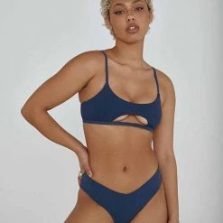 Creatures Of XIX The Hills Raree Top - Ribbed Navy All Pole Wear