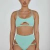Creatures Of XIX The Hills Raree Top - Ribbed Mint