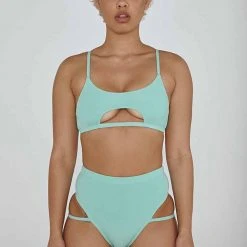 Creatures Of XIX The Hills Raree Top - Ribbed Mint