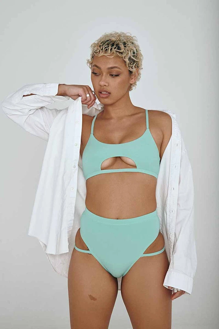 Creatures Of XIX LA Bottoms - Ribbed Mint 3 Creatures Of XIX LA Bottoms - Ribbed Mint