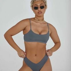 Creatures Of XIX The Hills Top - Ribbed Dark Grey All Pole Wear