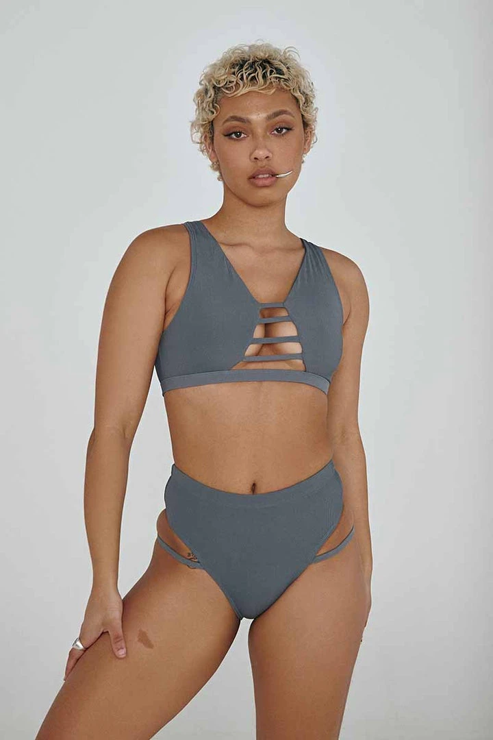 Creatures Of XIX The Valley Top - Ribbed Dark Grey 3 Creatures Of XIX The Valley Top - Ribbed Dark Grey